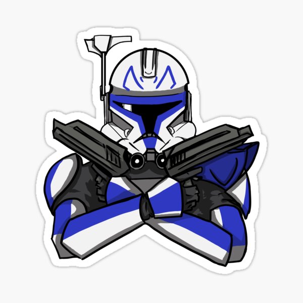 Captain Rex Stickers | Redbubble