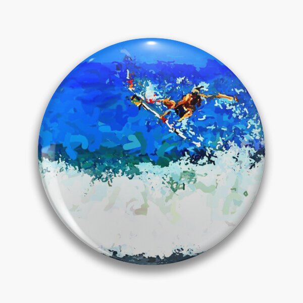 Item preview, Impressionist Digital Painting. Surfer. WallsOfFame designed and sold by WallsOfFameAust.