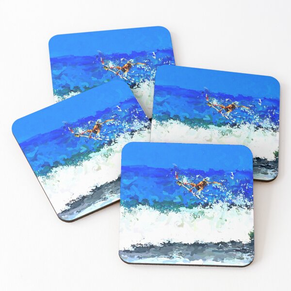 Item preview, Impressionist Digital Painting. Surfer. WallsOfFame designed and sold by WallsOfFameAust.