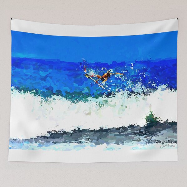 Item preview, Impressionist Digital Painting. Surfer. WallsOfFame designed and sold by WallsOfFameAust.