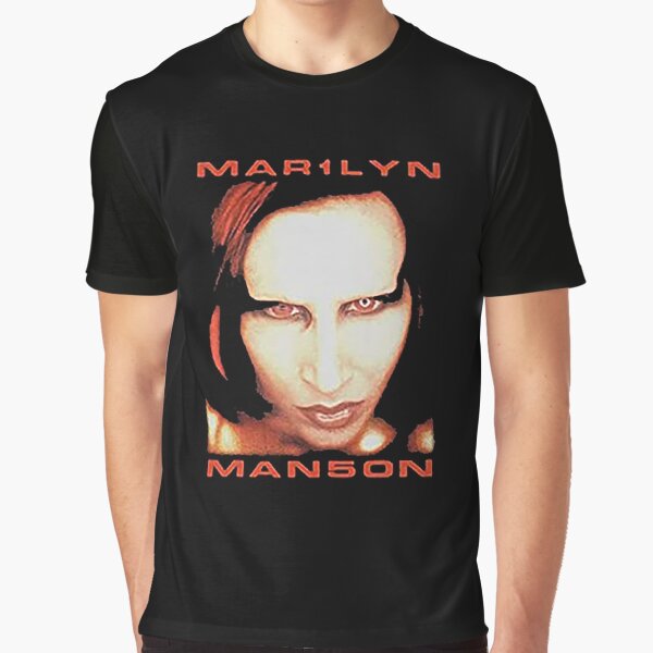 marilyn manson t shirt redbubble