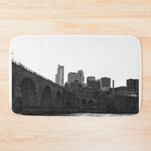 Item preview, Minneapolis Minnesota Skyline Black and White designed and sold by anthonylonder.