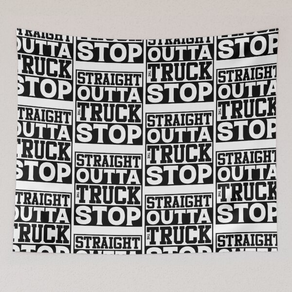 Item preview, Straight Outta The Truck Stop designed and sold by GravitiTees.