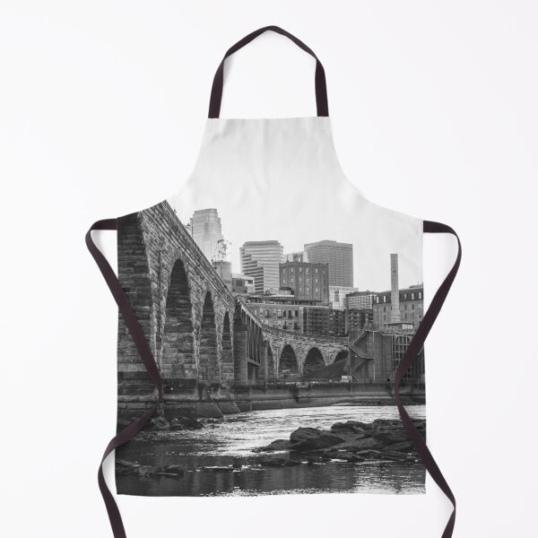 Item preview, Minneapolis Minnesota Skyline Sunset Black and White designed and sold by anthonylonder.