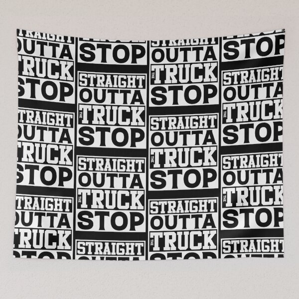 Item preview, Straight Outta The Truck Stop | Roadside Service Station designed and sold by GravitiTees.