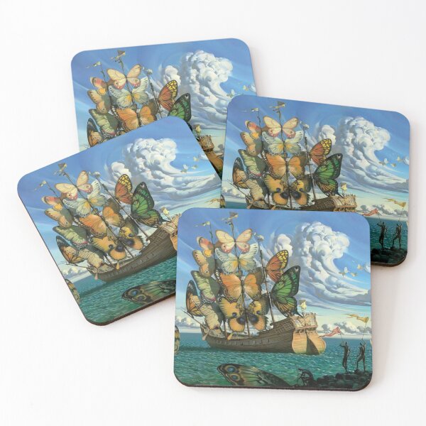 Item preview, "Departure of Winged Ship" by Vladamir Kush c2000. designed and sold by stavropolus.