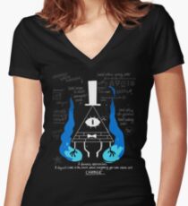 A darkness approaches Women's Fitted V-Neck T-Shirt