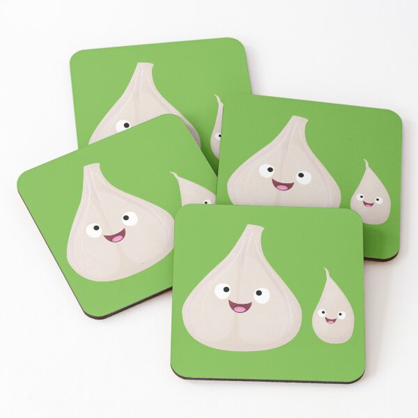 Item preview, Cute garlic cartoon vegetable illustration  designed and sold by FrogFactory.