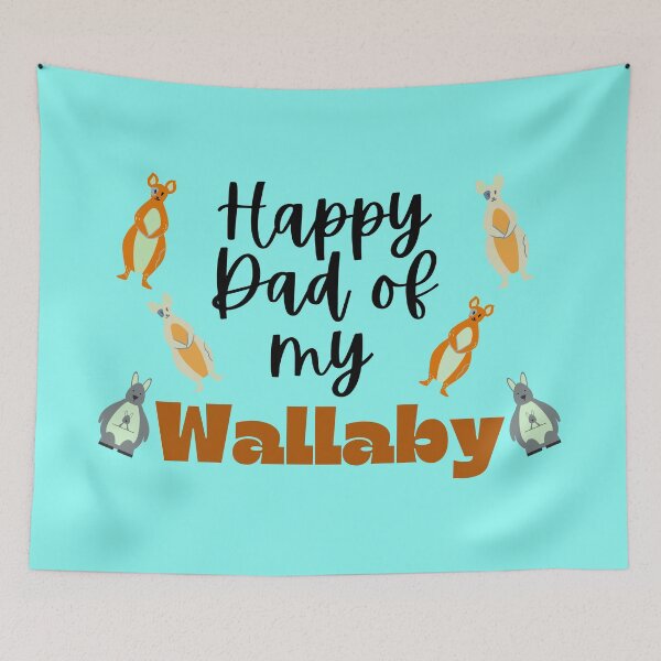 Item preview, Cute Adorable Wallaby owners design. Dad love for Wallaby designed and sold by WarloftersS.