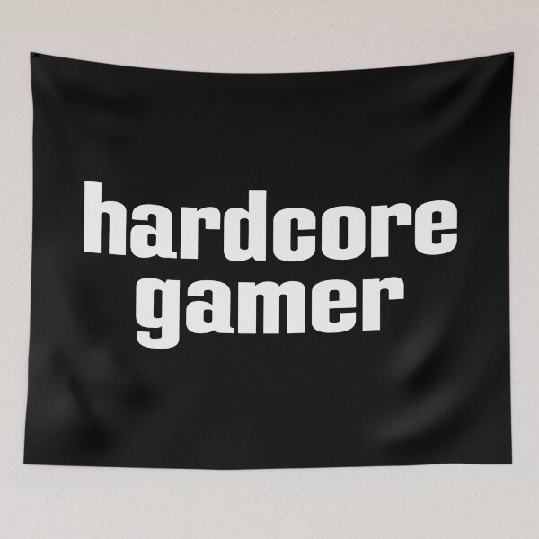 Item preview, Hardcore Gamer designed and sold by WordsGamersUse.