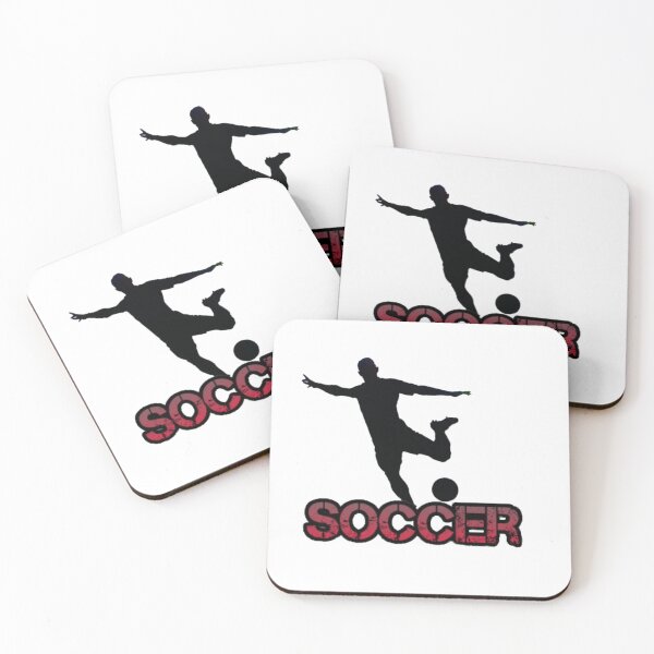 Item preview, Cool Red Fade Text Soccer Design designed and sold by shopsimply.