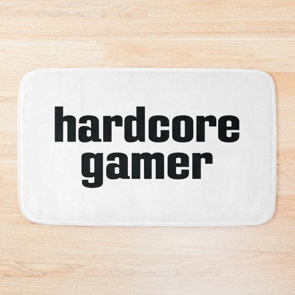 Item preview, Hardcore Gamer designed and sold by WordsGamersUse.