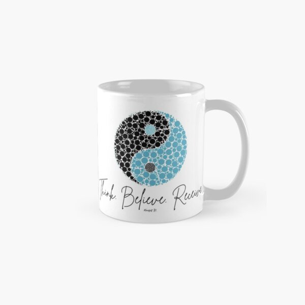 Manifest It! Blue Ying Yang Classic Mug