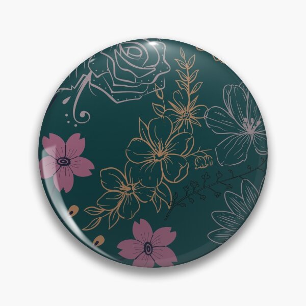 Artikelvorschau, Vintage Rosen Gänseblümchen Sonnenblumen und Jasmin Blumen Muster entworfen und verkauft von ArtIsSixthSense.