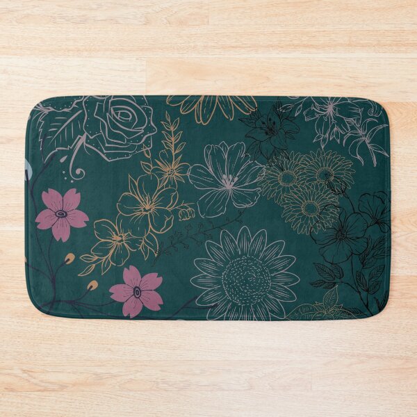 Item preview, Vintage Roses Daisies Sunflowers and Jasmine Flowers Pattern designed and sold by ArtIsSixthSense.