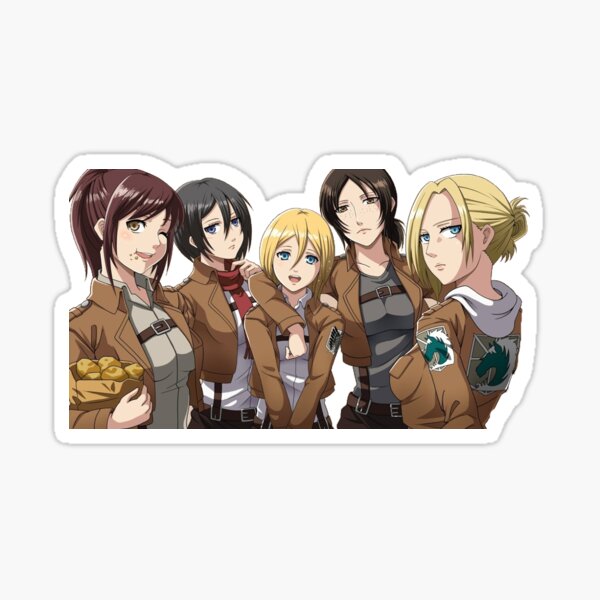 Aot girls Sticker