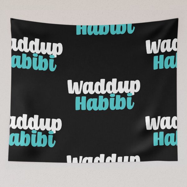Item preview, Waddup Habibi - Aqua designed and sold by Chubuter.