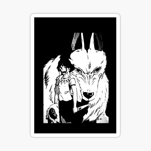 Princesse Mononoke Sticker