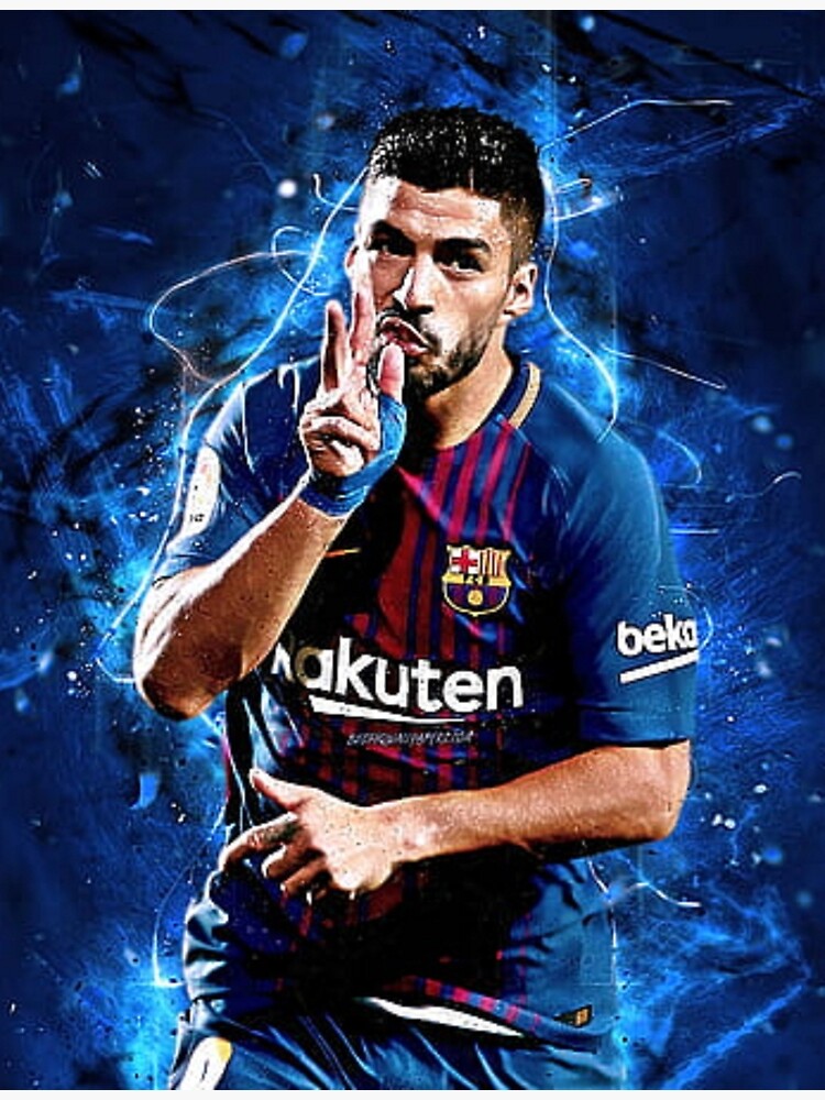 Luis Suarez Poster Atletico Madrid Poster Minimalist Suarez 