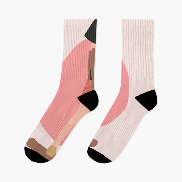Item preview, Boho pink pastel girl skateboarder designed and sold by RRdesigned.