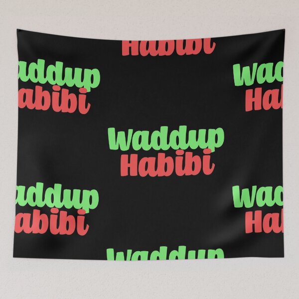 Item preview, Waddup Habibi - Green And Red designed and sold by Chubuter.