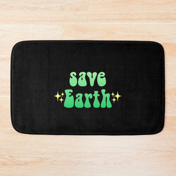 Item preview, Save Earth sparkly gradient Meme Text designed and sold by everything4eva.