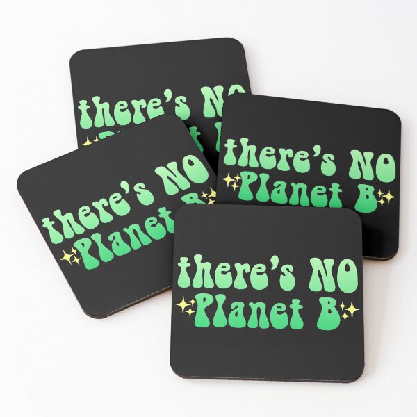 Item preview, Theres No Planet B sparkly gradient Meme Text designed and sold by everything4eva.