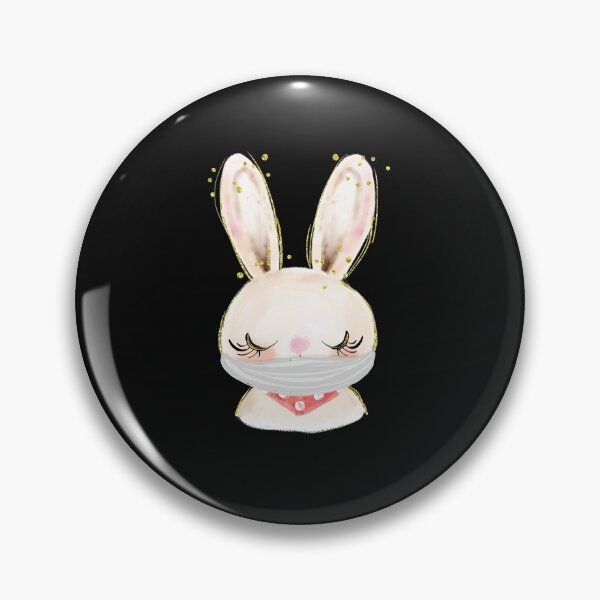 Item preview, Easter Social Distancing Bunny With Face Mask Quarantine Covid designed and sold by Terisdesign.