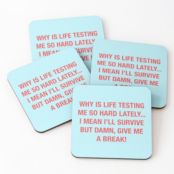 Item preview, Why is life testing me so hard? designed and sold by designdroplet.