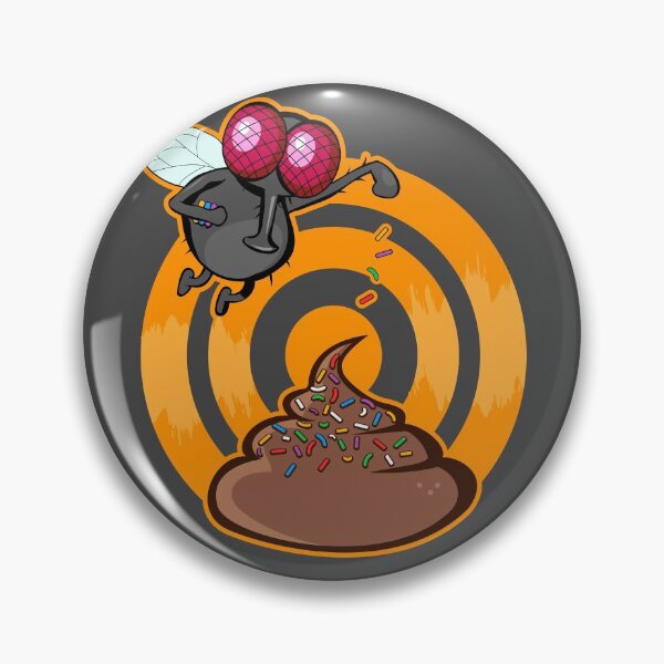 Item preview,  Fly decorating poop with candy sprinkles or topping  designed and sold by VinagreShop.