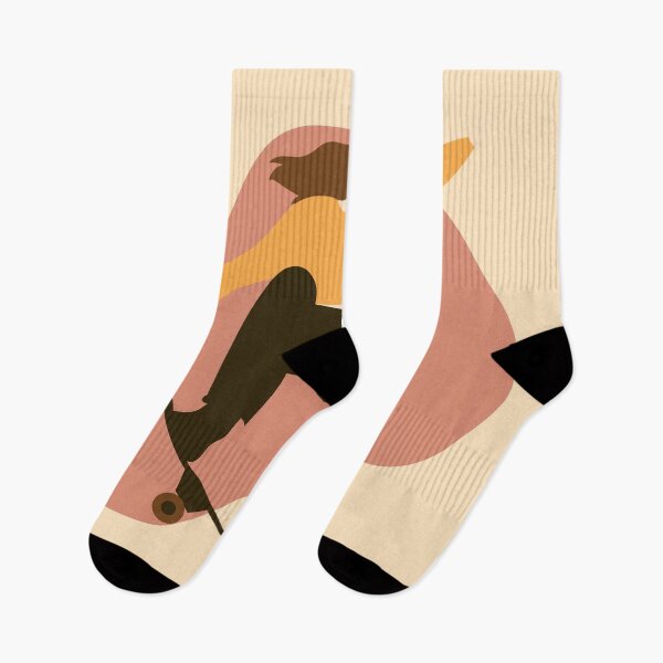 Item preview, Simple tan and orange skateboarder girl designed and sold by RRdesigned.