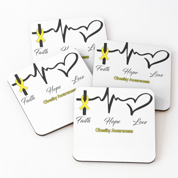 Item preview, Faith Hope Love Obesity Awareness designed and sold by frechettee.