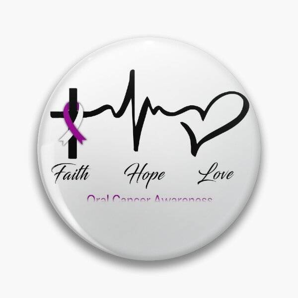 Item preview, Faith Hope Love Oral Cancer Awareness designed and sold by frechettee.