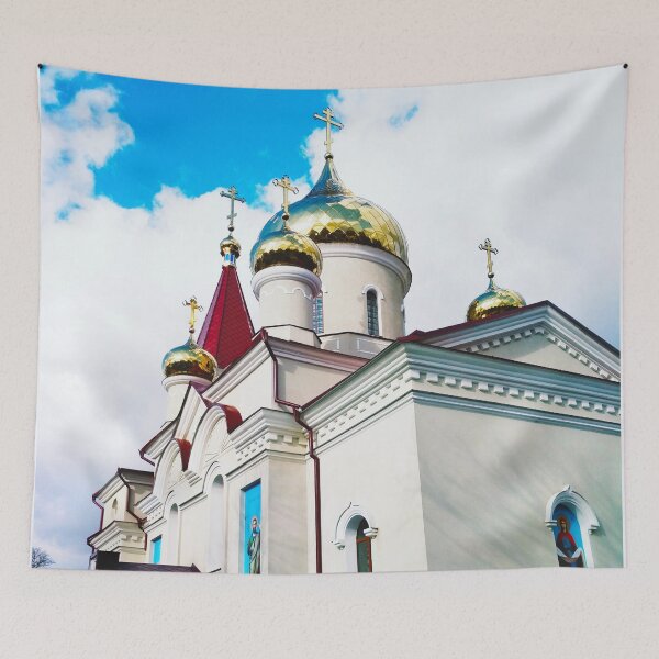 Item preview, Orthodox church with shining domes designed and sold by helenkaiy.