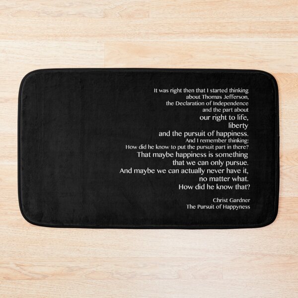 Item preview, The Pursuit of Happyness quote designed and sold by Hippo Quotes.