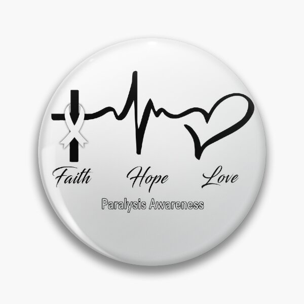 Item preview, Faith Hope Love Paralysis Awareness designed and sold by frechettee.