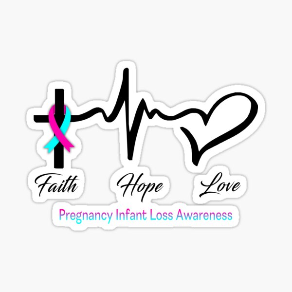 Item preview, Faith Hope Love Pregnancy Infant Loss Awareness designed and sold by frechettee.