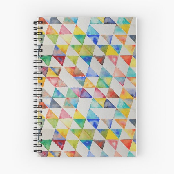 Item preview, Brightly Coloured Geometric Triangle Pattern designed and sold by KeLu.