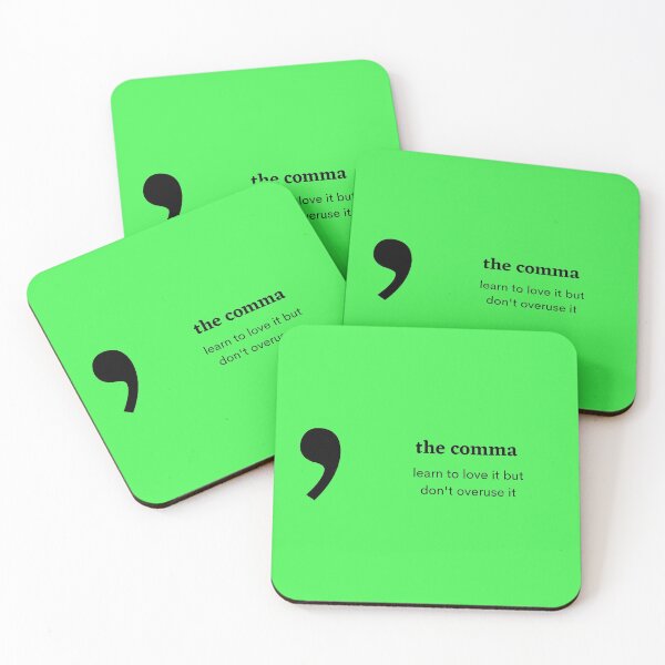 Item preview, the comma - learn to love it but don't overuse it designed and sold by shane62.