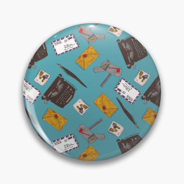 Item preview, Penpal Design in Teal designed and sold by wolflenoa.