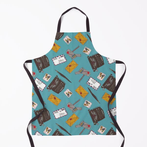 Item preview, Penpal Design in Teal designed and sold by wolflenoa.
