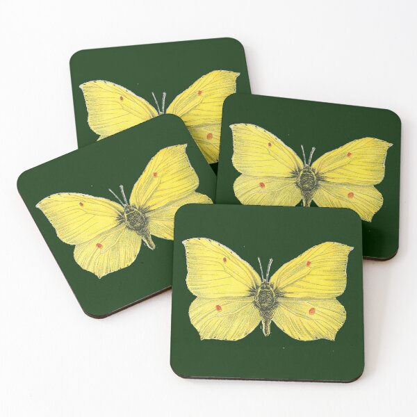 Artikelvorschau, Gelber Schmetterling Buntstift entworfen und verkauft von Inspireaglow.