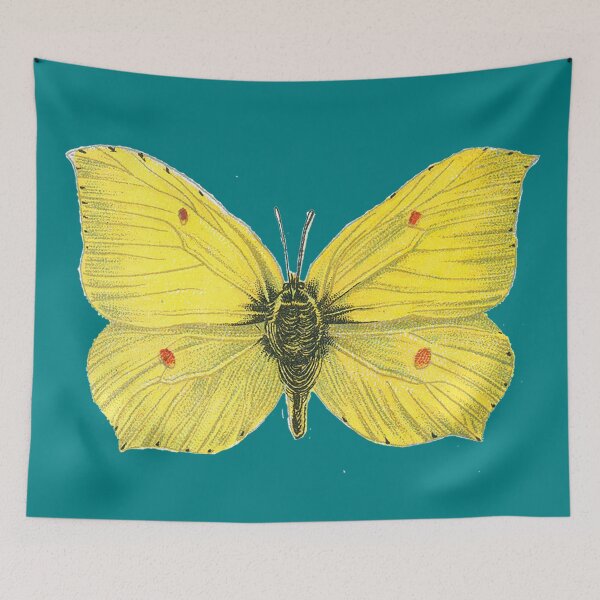 Item preview, Lápiz de color amarillo mariposa designed and sold by Inspireaglow.