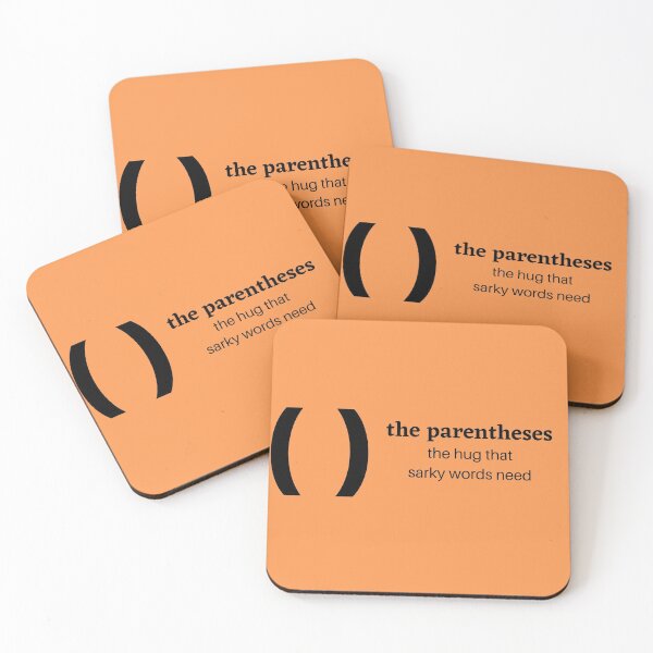 Item preview, The parentheses - the hug that sarky words need designed and sold by shane62.