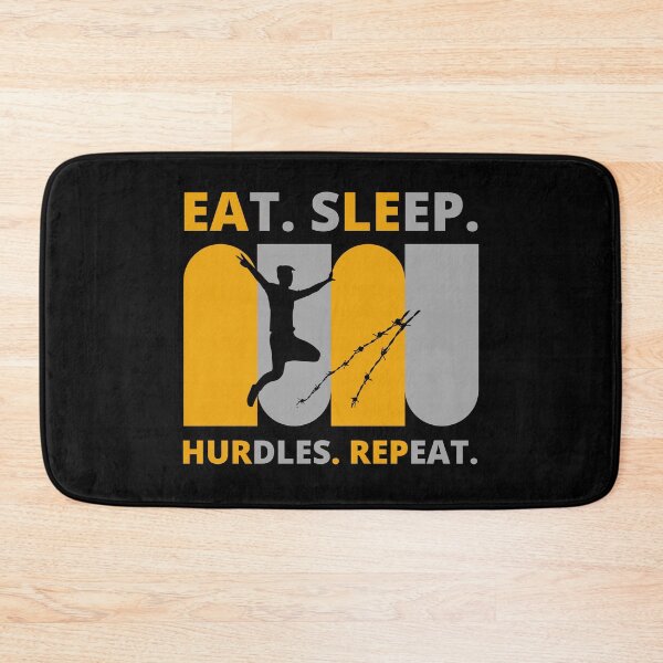 Item preview, Eat Sleep Hurdles Repeat designed and sold by Vibing-Right.