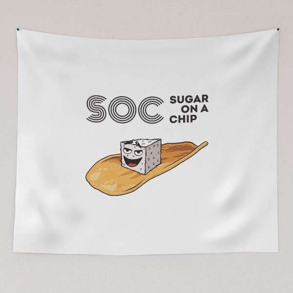 Aperçu de l'œuvre Sucre SOC sur une puce créée et vendue par Redinsart.