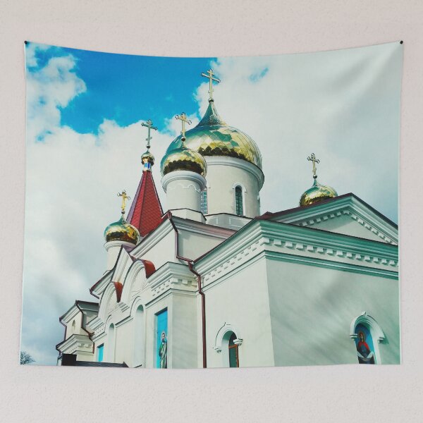 Item preview, Orthodox church with shining domes designed and sold by helenkaiy.