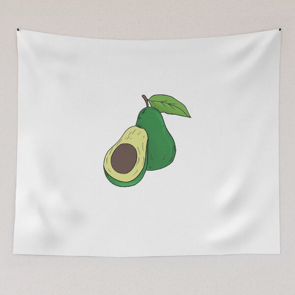 Item preview, Avocado hand drawn fruits summer designed and sold by Mesyo.