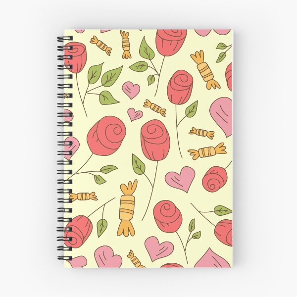 Item preview, Roses, hearts and candy pattern designed and sold by olhakozachenko.