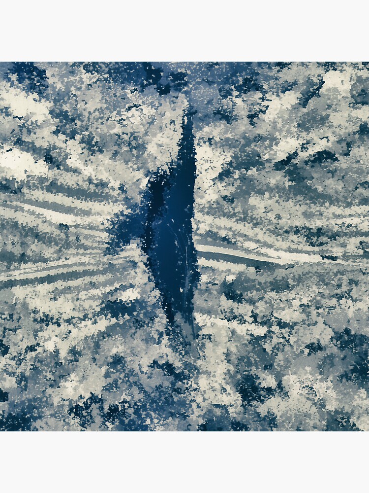 Blue Whale and Sea by artlovervip